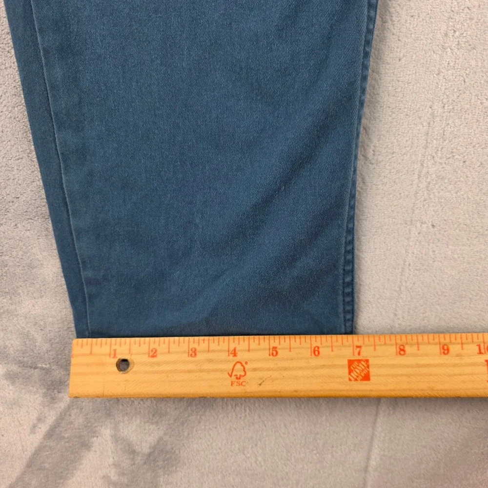 Gap Mens Slim Fit Chino Pants Teal Blue Stretch Cotton‎ 36x30 QMP1636S